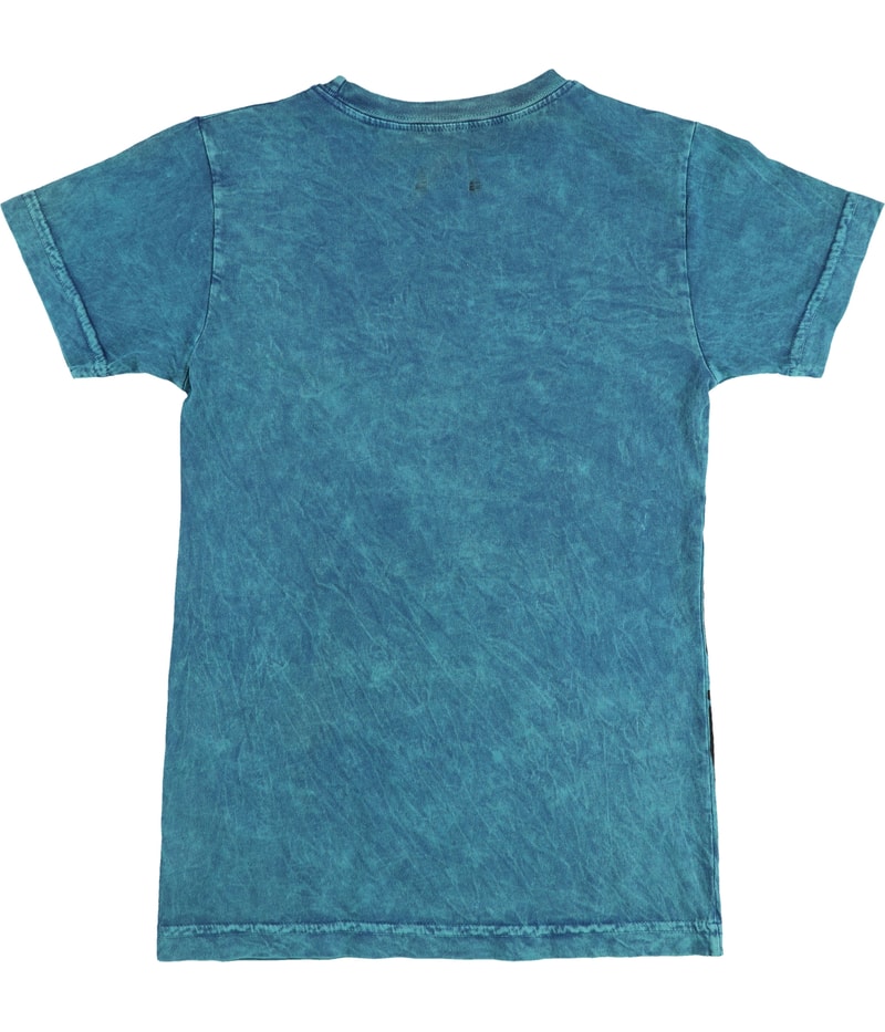 Evil Genius Boys Acid Wash Metallic Print Graphic T-Shirt