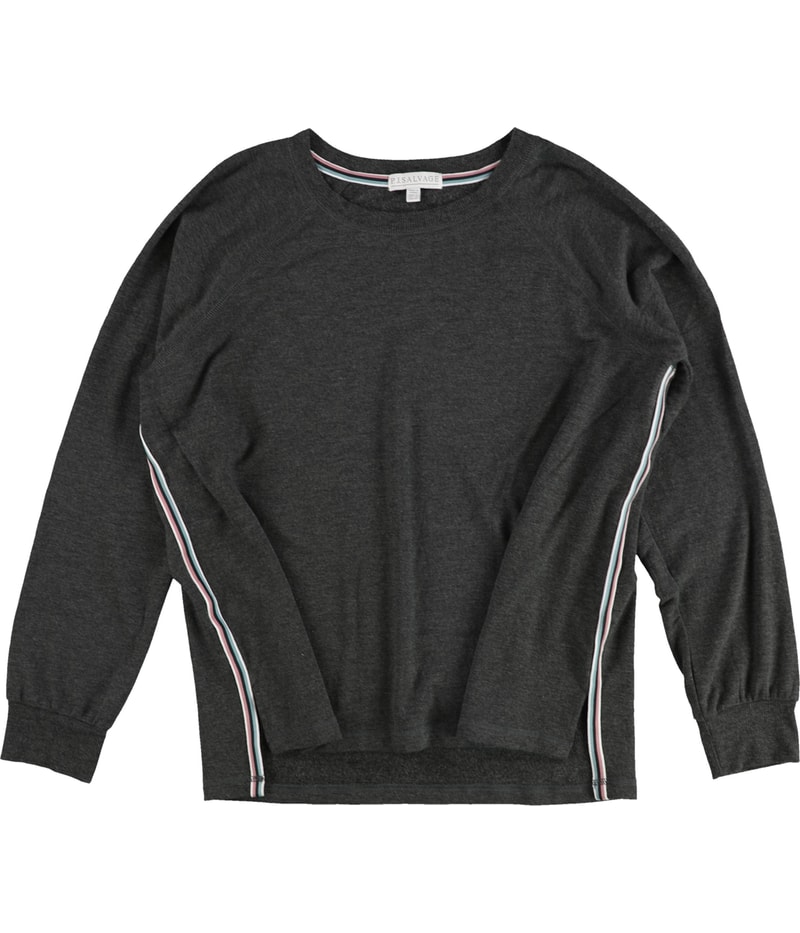 P.J. Salvage Womens Thin Side Stripes Pajama Sweater