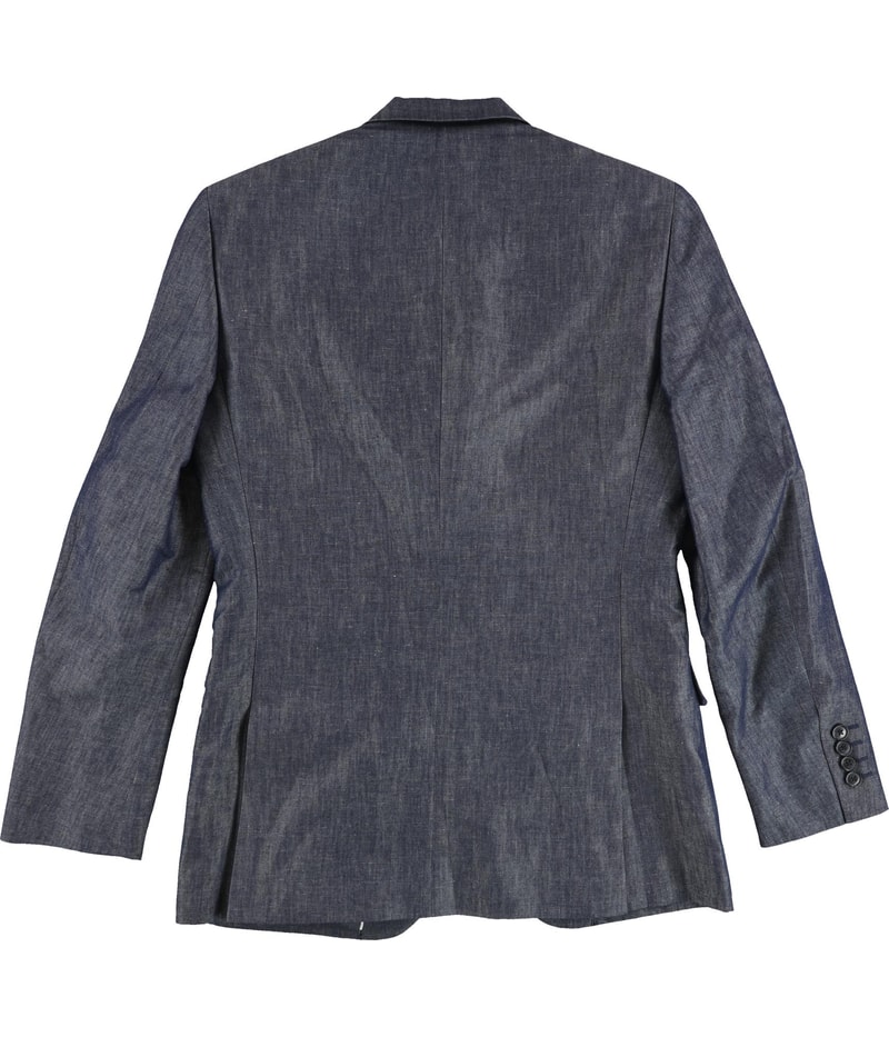 bar III Mens Heathered Slim Fit Two Button Blazer Jacket