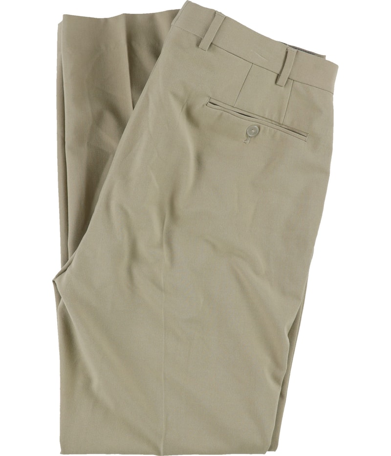 Calvin Klein Mens Solid Straight Leg Dress Pant Slacks, view 2