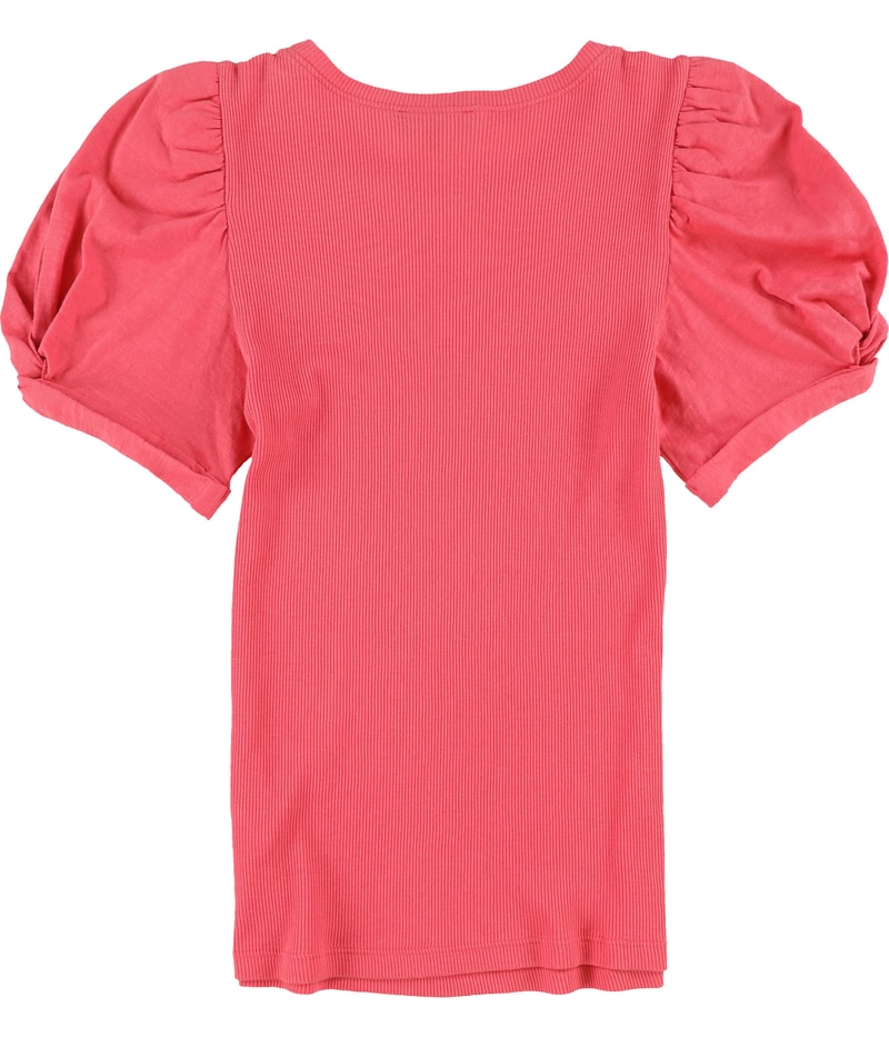 1.STATE Womens Puff Sleeve Knit Blouse, view 2