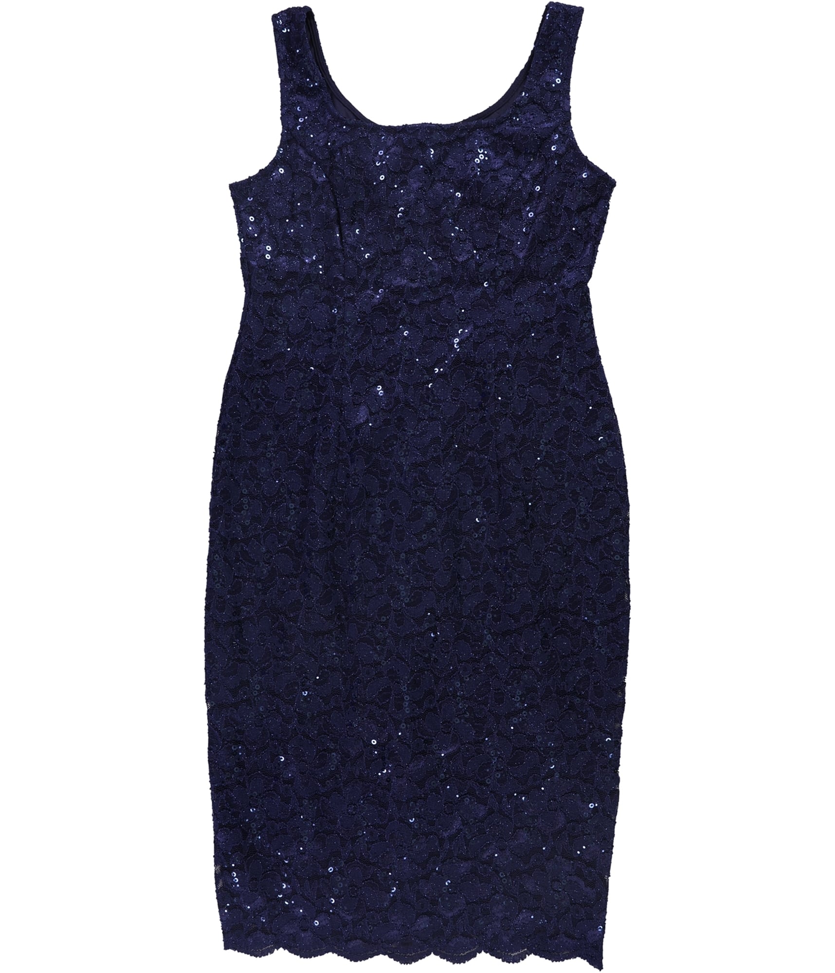alex evenings cocktail & party dresses on sale Alex Evenings Long Square Neck Dress with Cascade Ruffle Detail ROYAL / 16