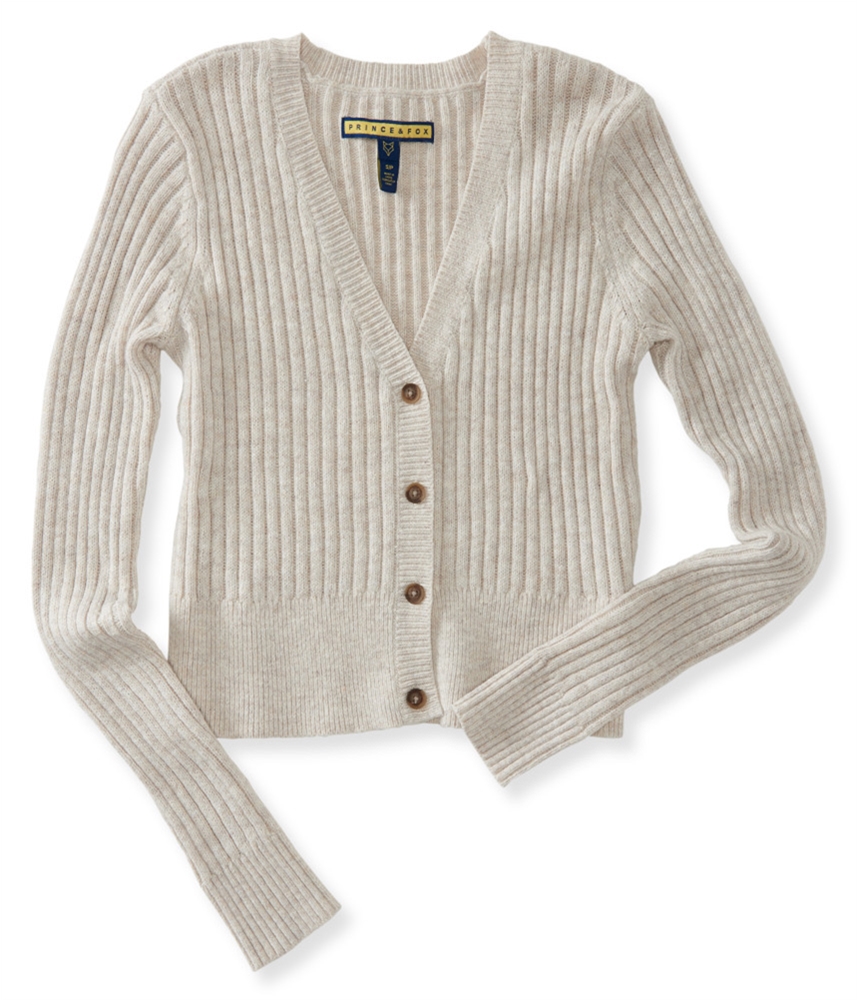 Aeropostale Womens Cable Knit Cardigan Sweater - Picture 2 of 2