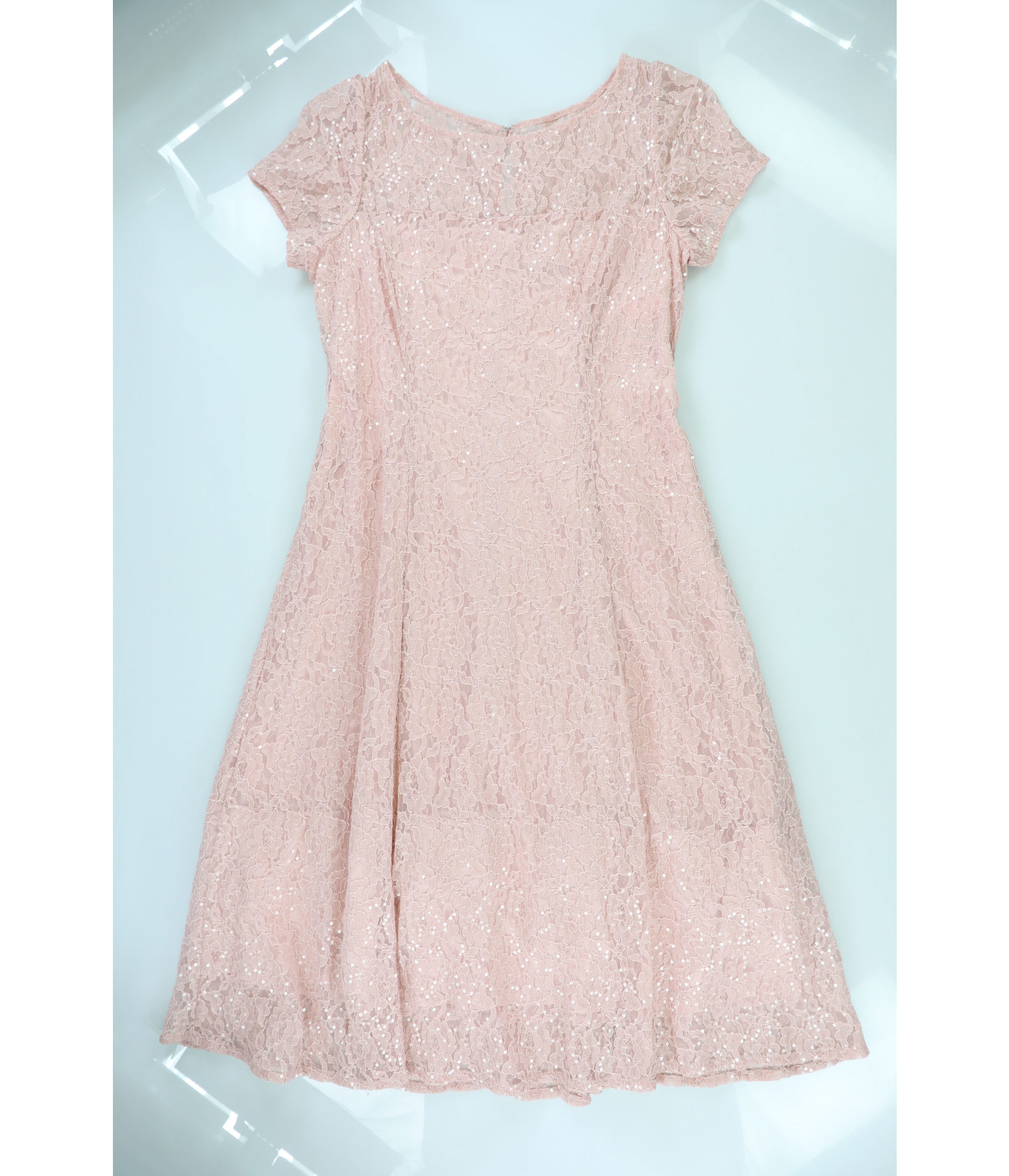 sl fashions sequined lace midi dress SL FASHIONS Sequined Lace Midi Dress Size 14 $139