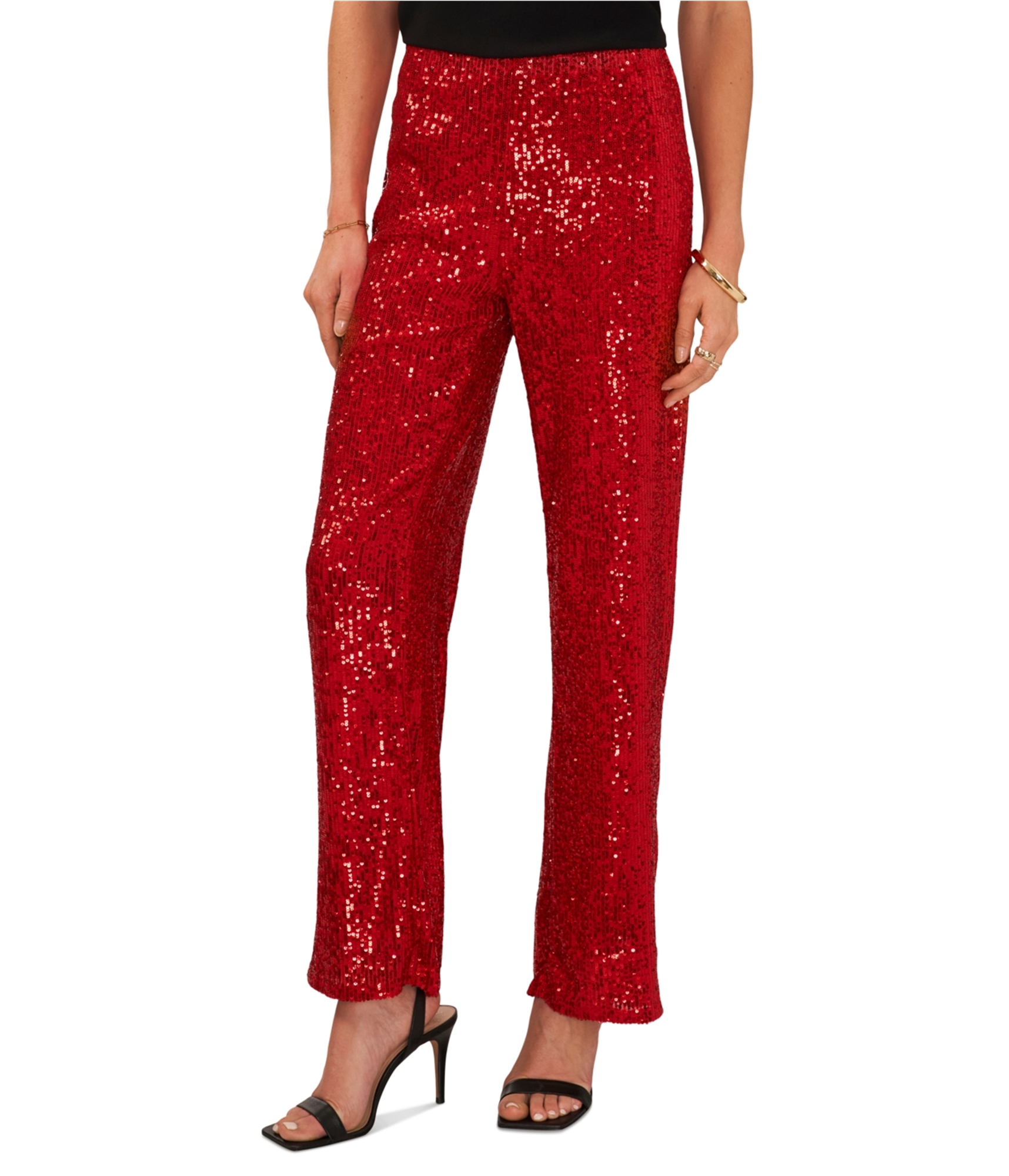 Vince Camuto Womens Sparkle Shine Casual Trouser Pants - Picture 3 of 3