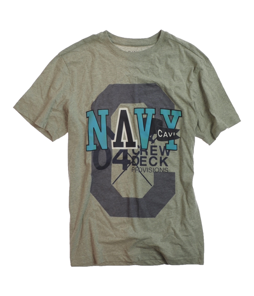 CAVI Mens Ls Woven Graphic T-Shirt