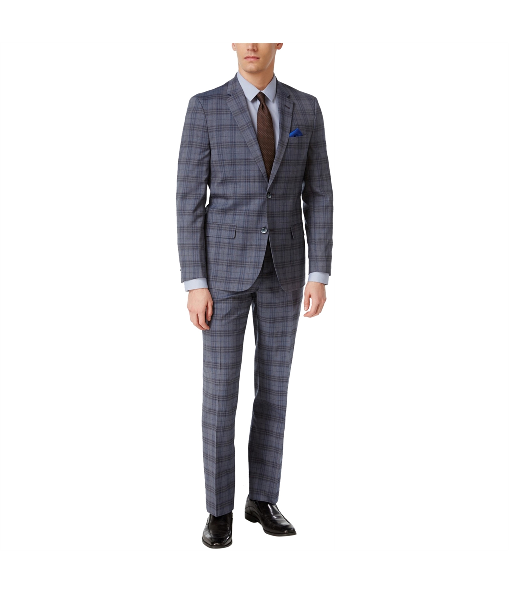Ben Sherman Mens Plaid Dress Pants Slacks