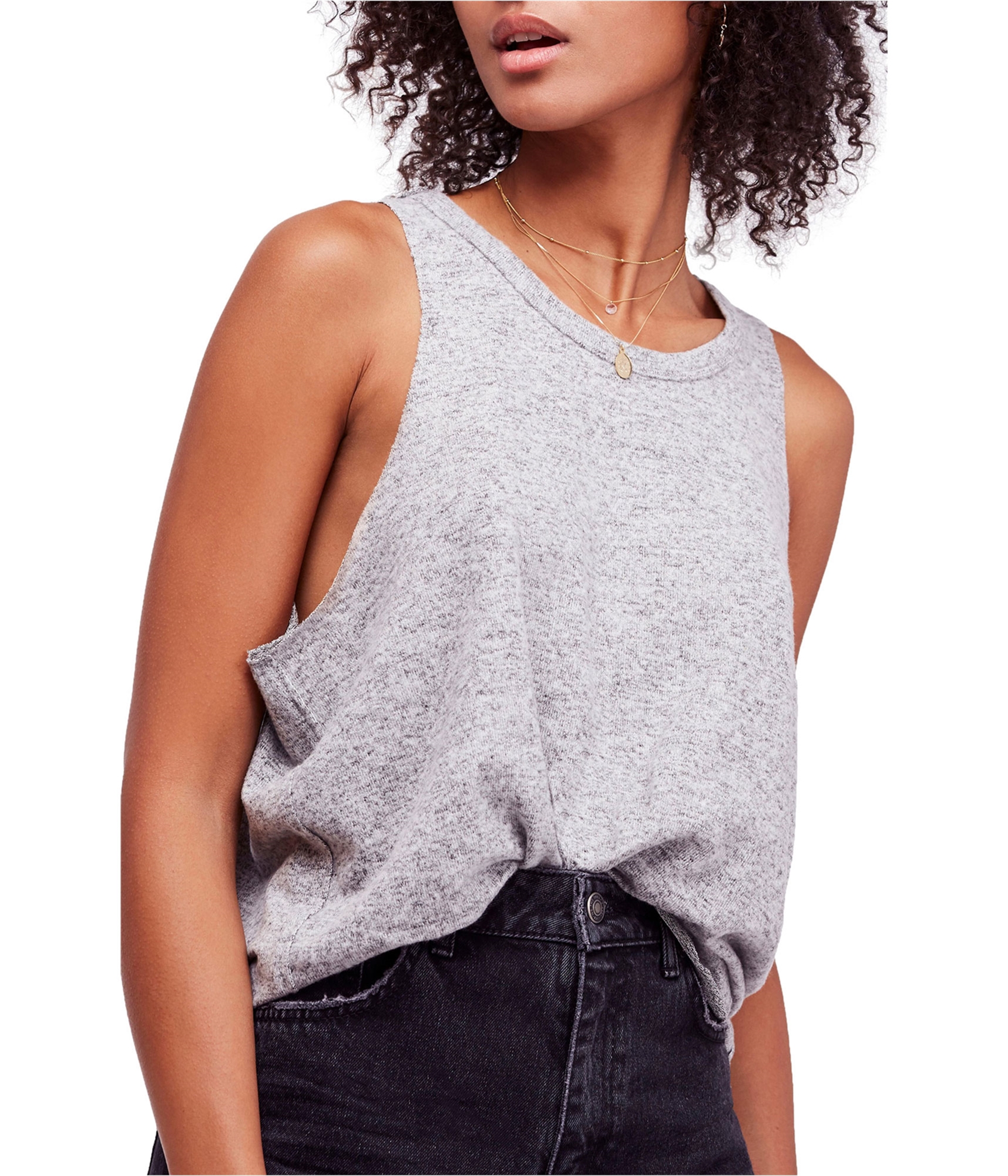 Free People Womens Coziest Swing Tank Top - Picture 2 of 2