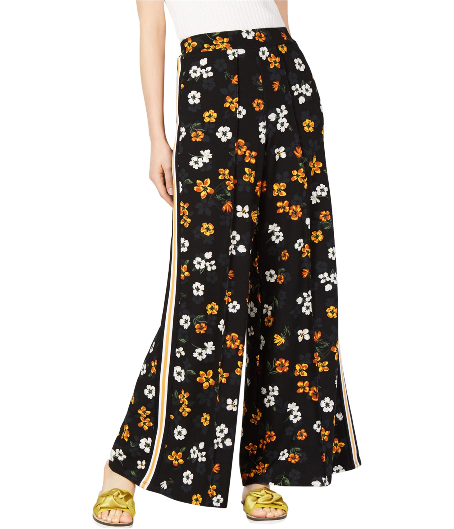 Project 28 Womens Pleated Front Casual Wide Leg Pants - Picture 3 of 5