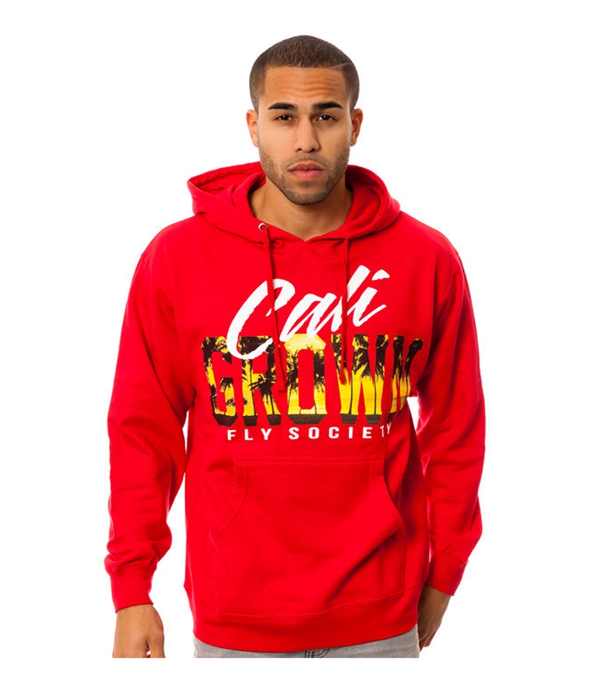 Fly Society Mens Cali Grown Hoodie Sweatshirt - Picture 3 of 3