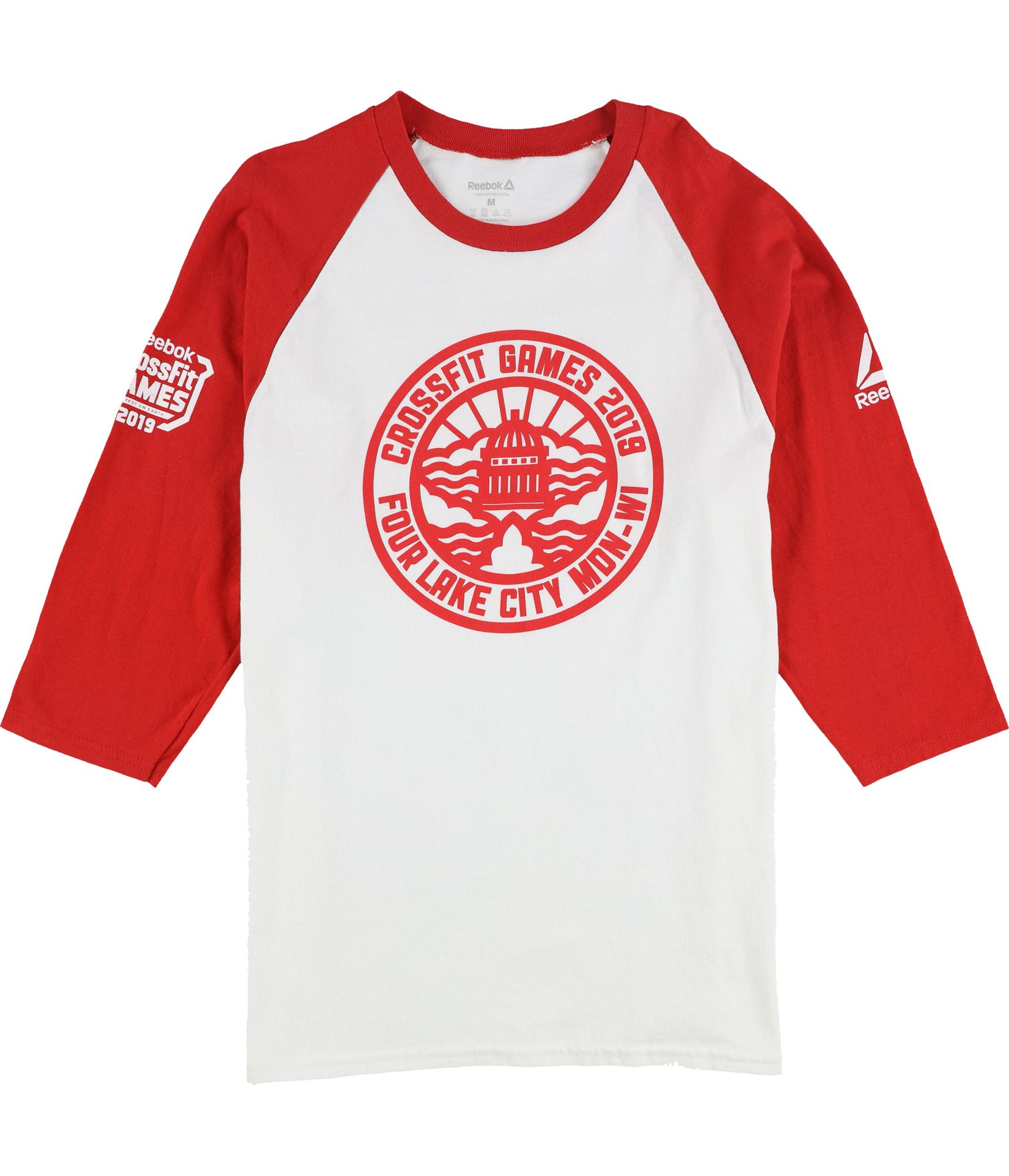 Reebok Mens Crossfit Games 2019 Graphic T-Shirt, White, Medium