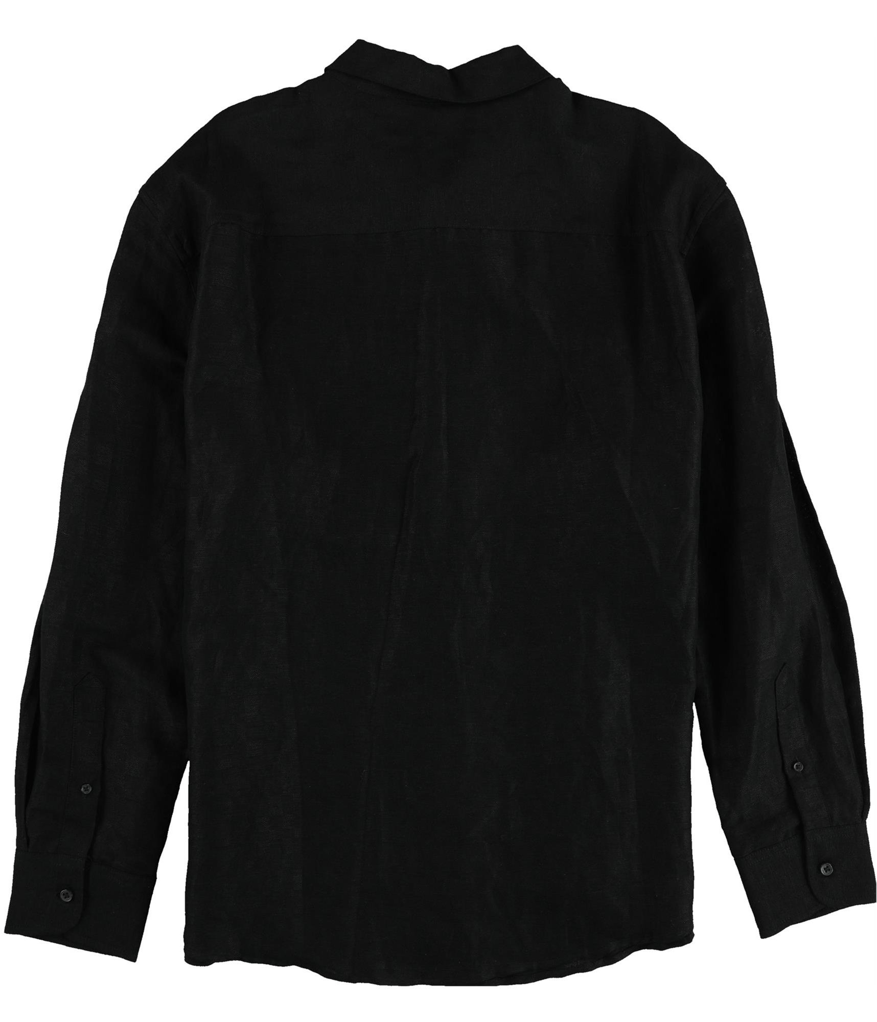 CubAvera Mens Dobby Button Up Shirt - Picture 3 of 5