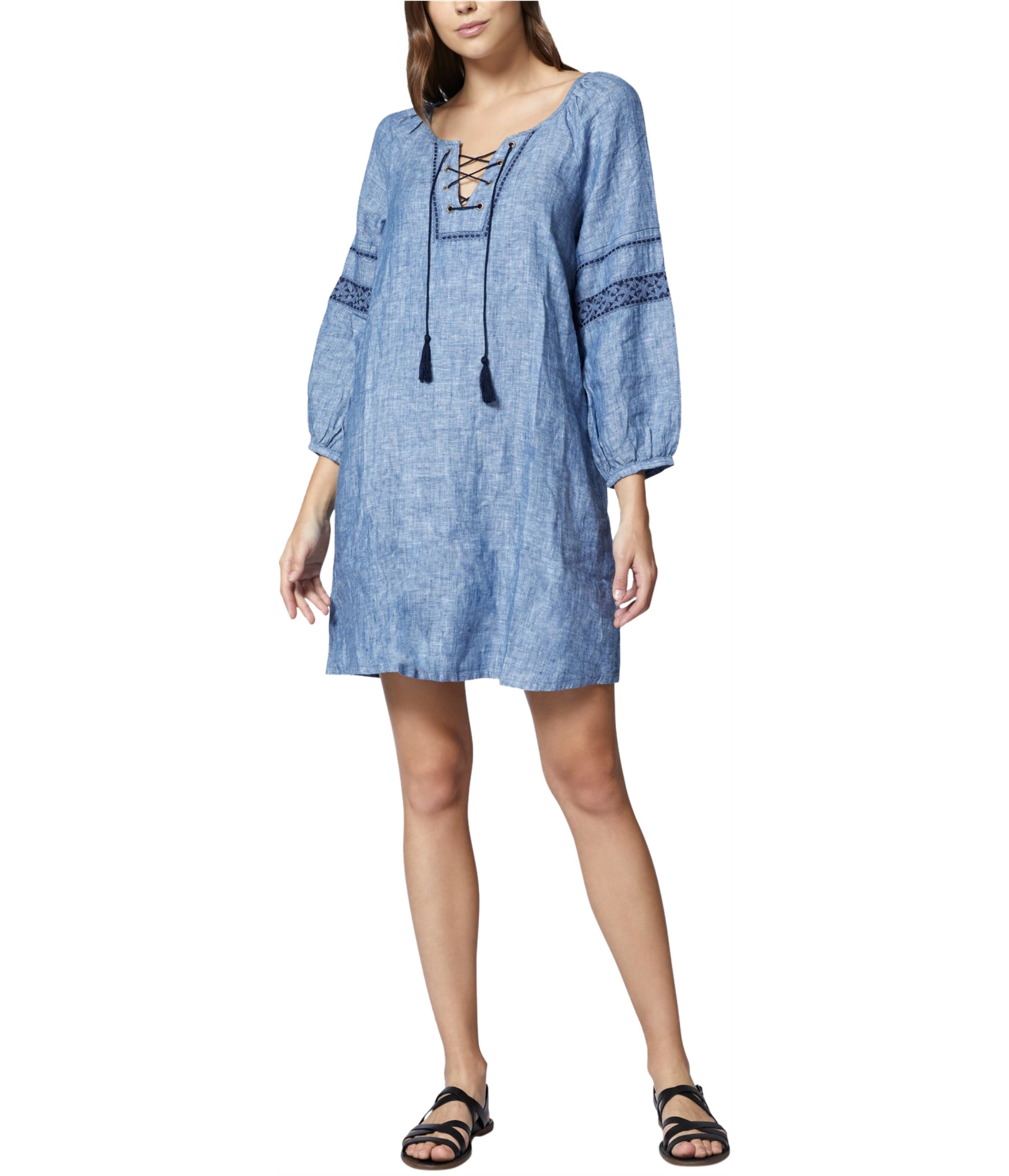 denim peasant dress Little Girls Modest Handmade Short Sleeve Butterfly Denim Jean Peasant Play  Dress Size 3/4