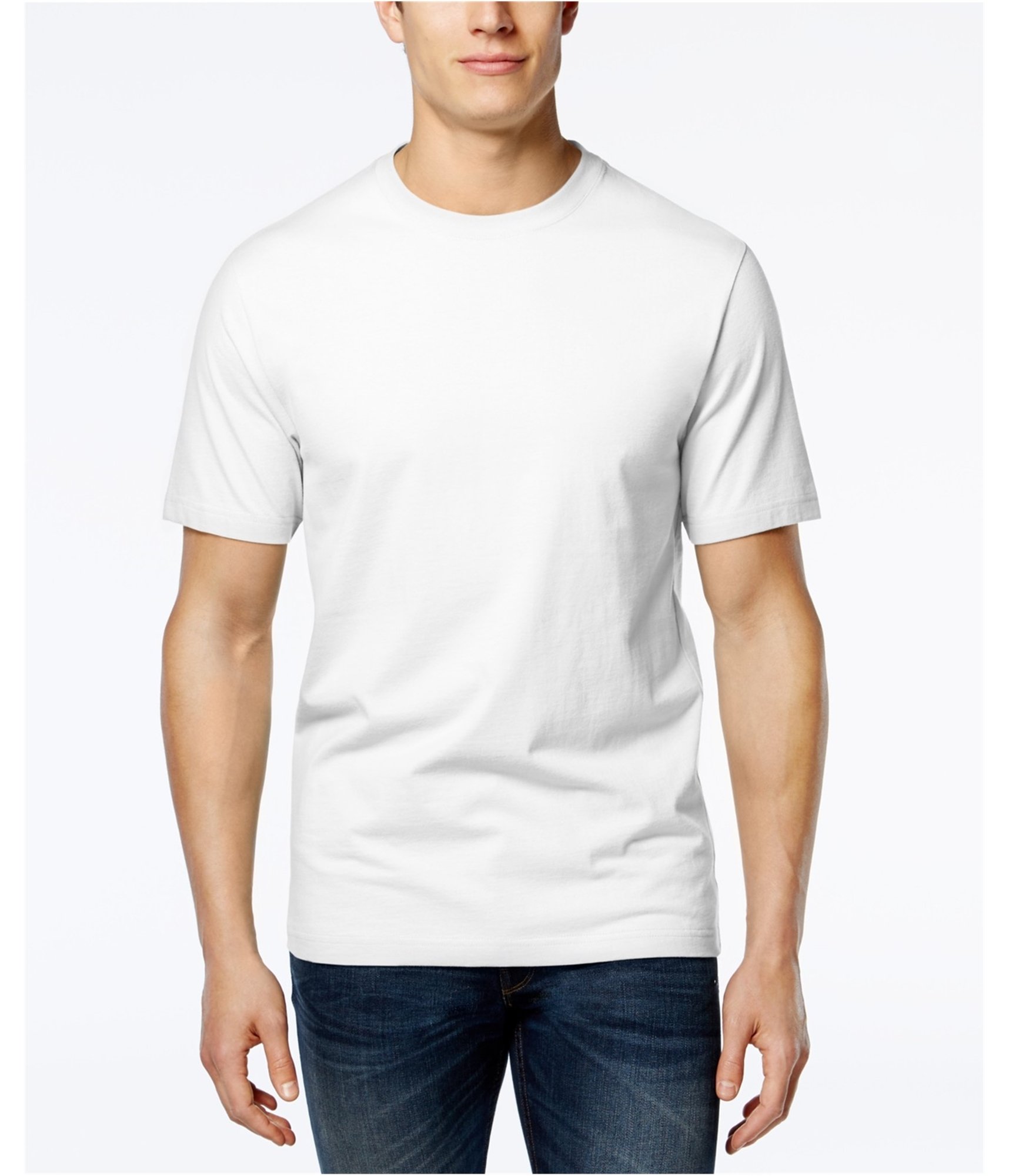 Camiseta básica Club Room para hombre cuello redondo, blanca, L 897190051451 - Imagen 1 de 1
