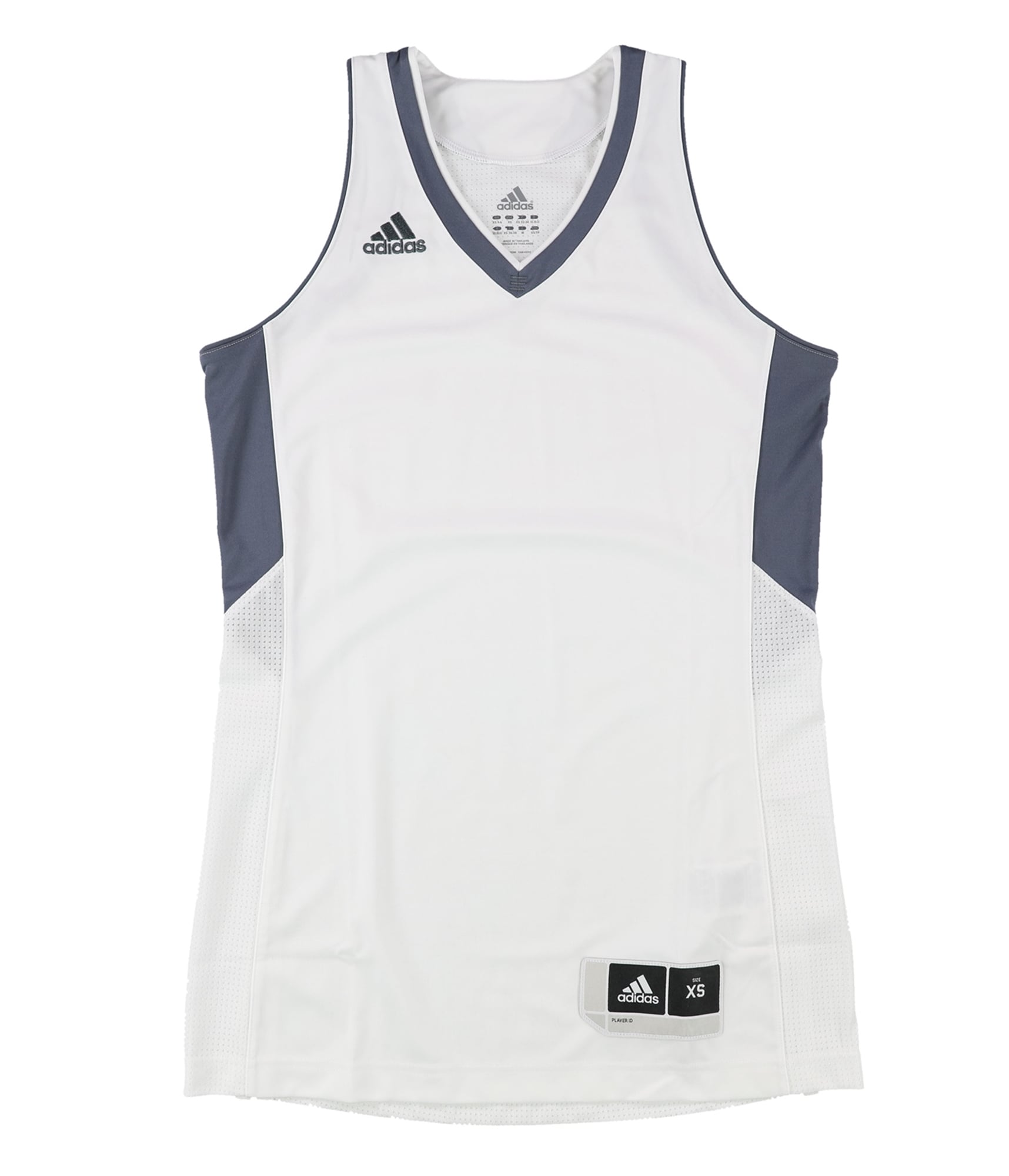 Adidas Mens Two-Tone Jersey, whtgry, L