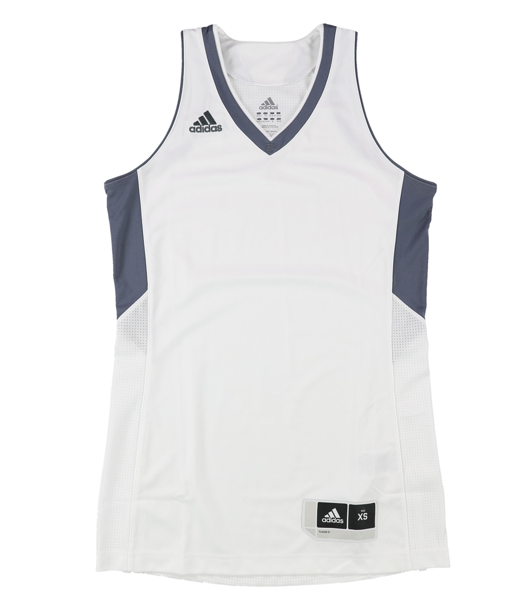 Adidas Mens Two-Tone Jersey, whtgry, L