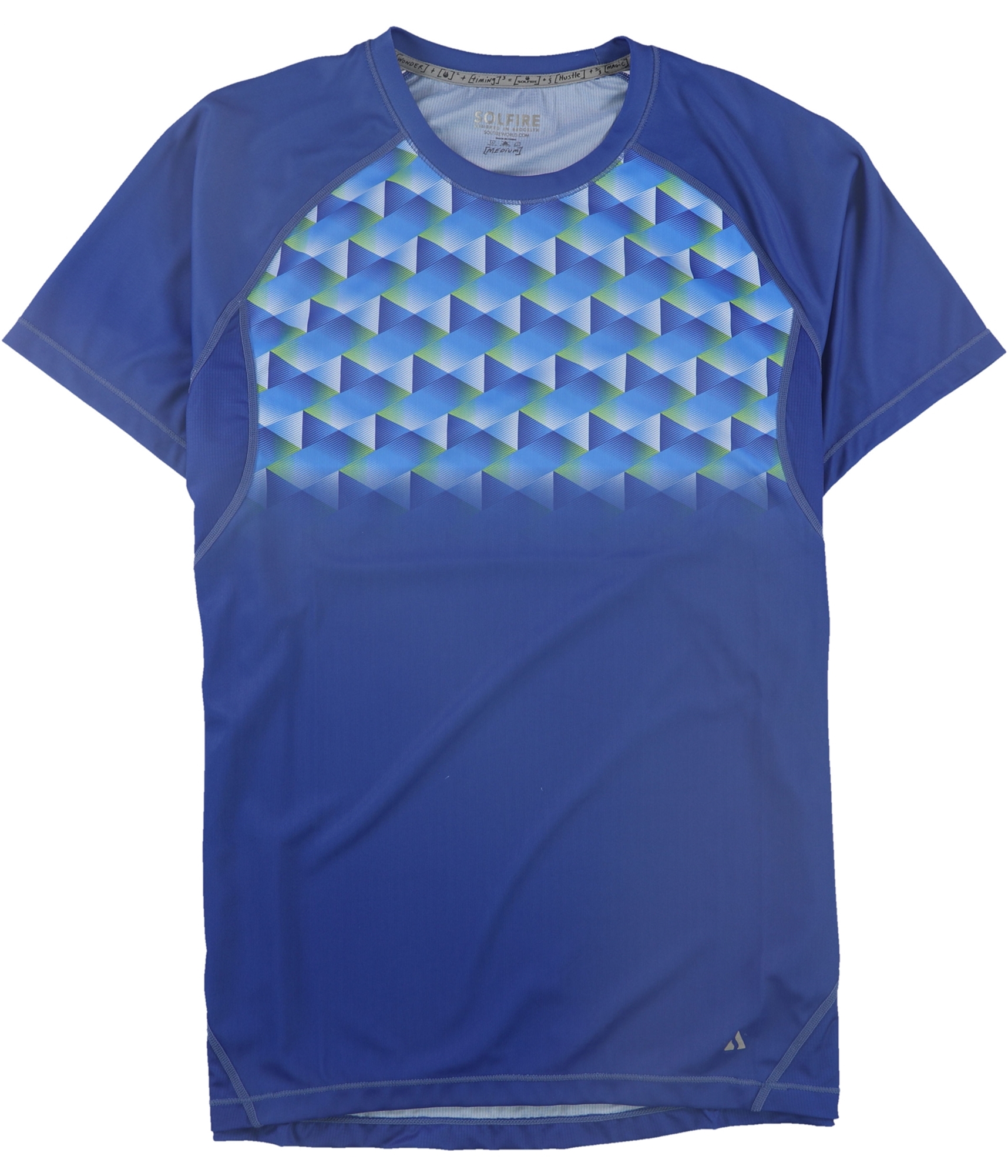 SOLFIRE Mens Full Speed Graphic T-Shirt, patriotblue, XL