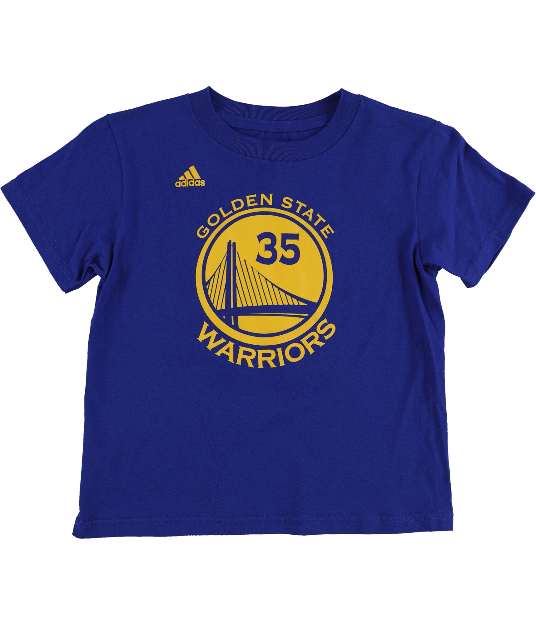 Adidas Boys Golden State Basketball Graphic T-Shirt, blue, Little Kids (4-7), 6