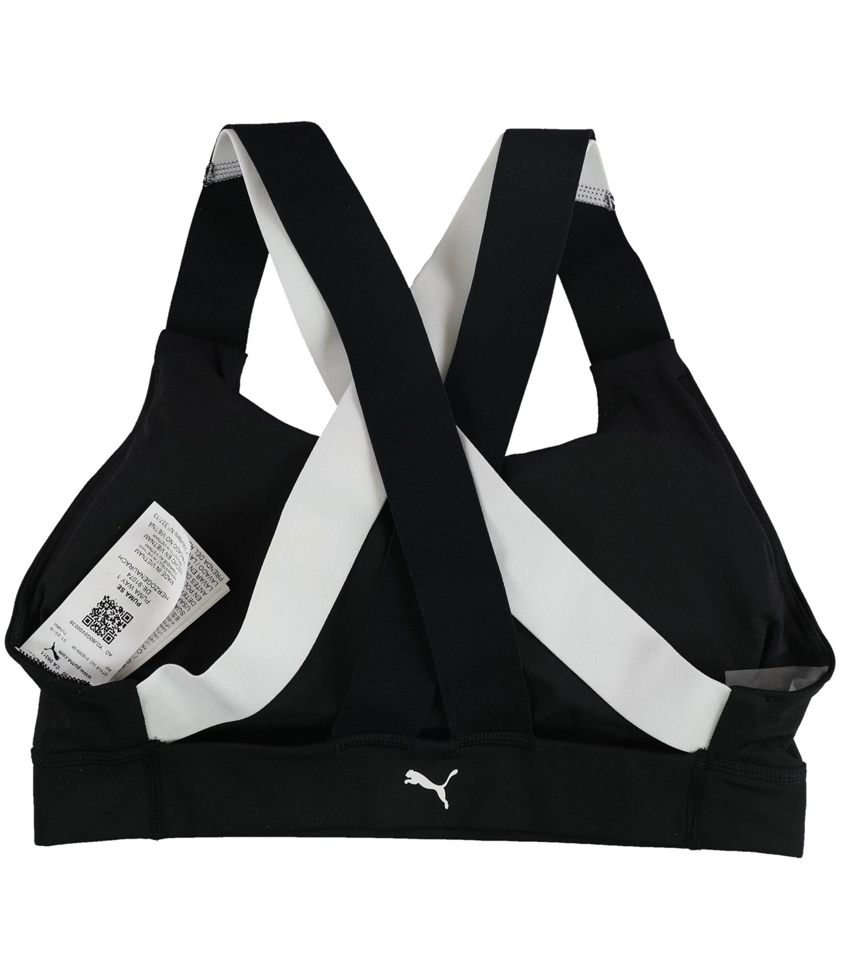 Puma Studio Lace Womens Black Low Impact Sports Bra main image 0