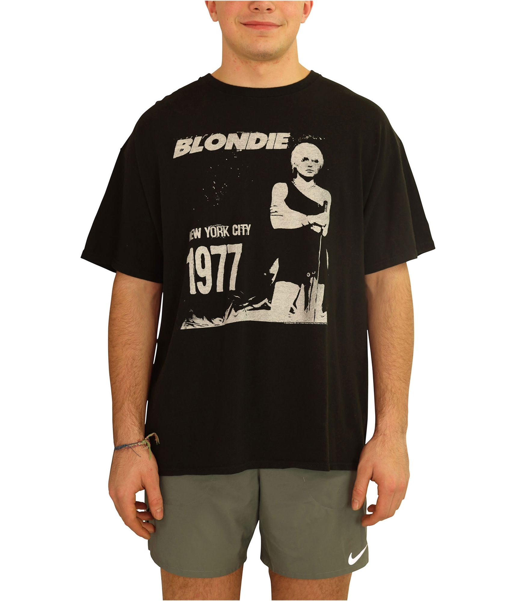 Junk Food Mens Blondie Graphic T-Shirt, black, XS