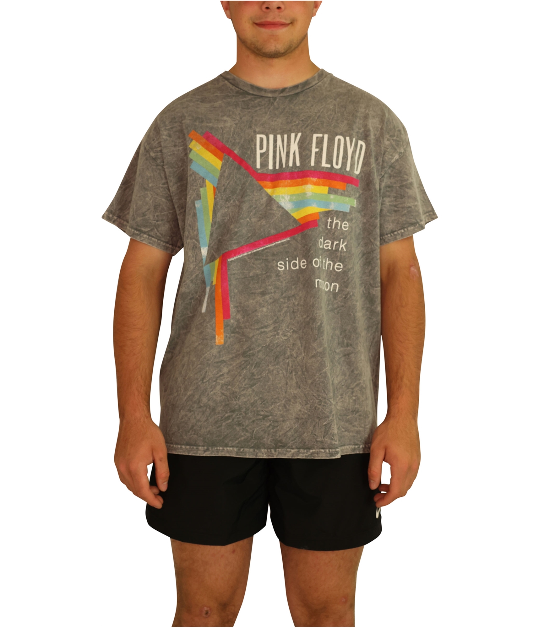 Junk Food Mens Pink Floyd Graphic T-Shirt, gray, XL