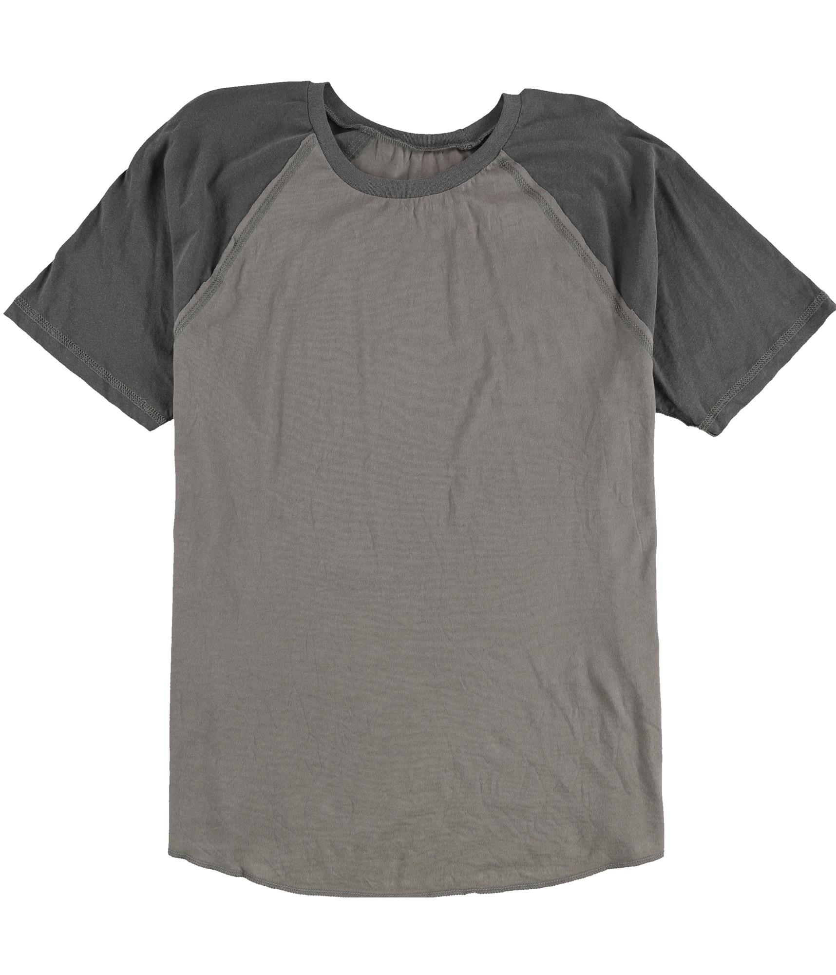 Tags Weekly Mens Two Tone Basic T-Shirt, gray, S