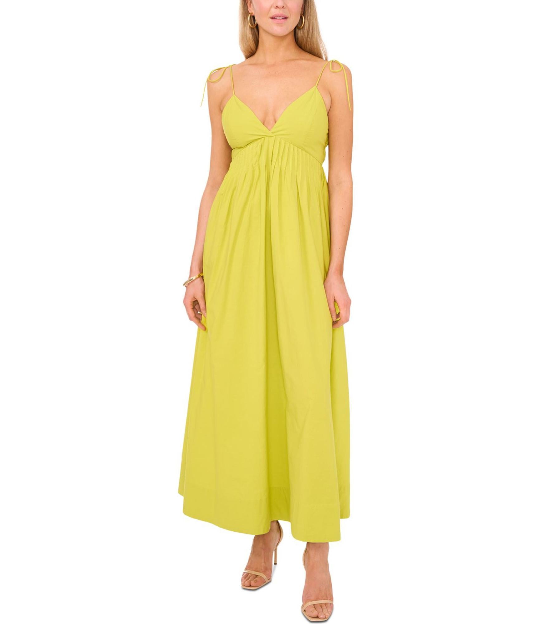 1 state maxi dress 1.STATE Women's Sleeveless Square Neck Maxi Dress - Ultra White