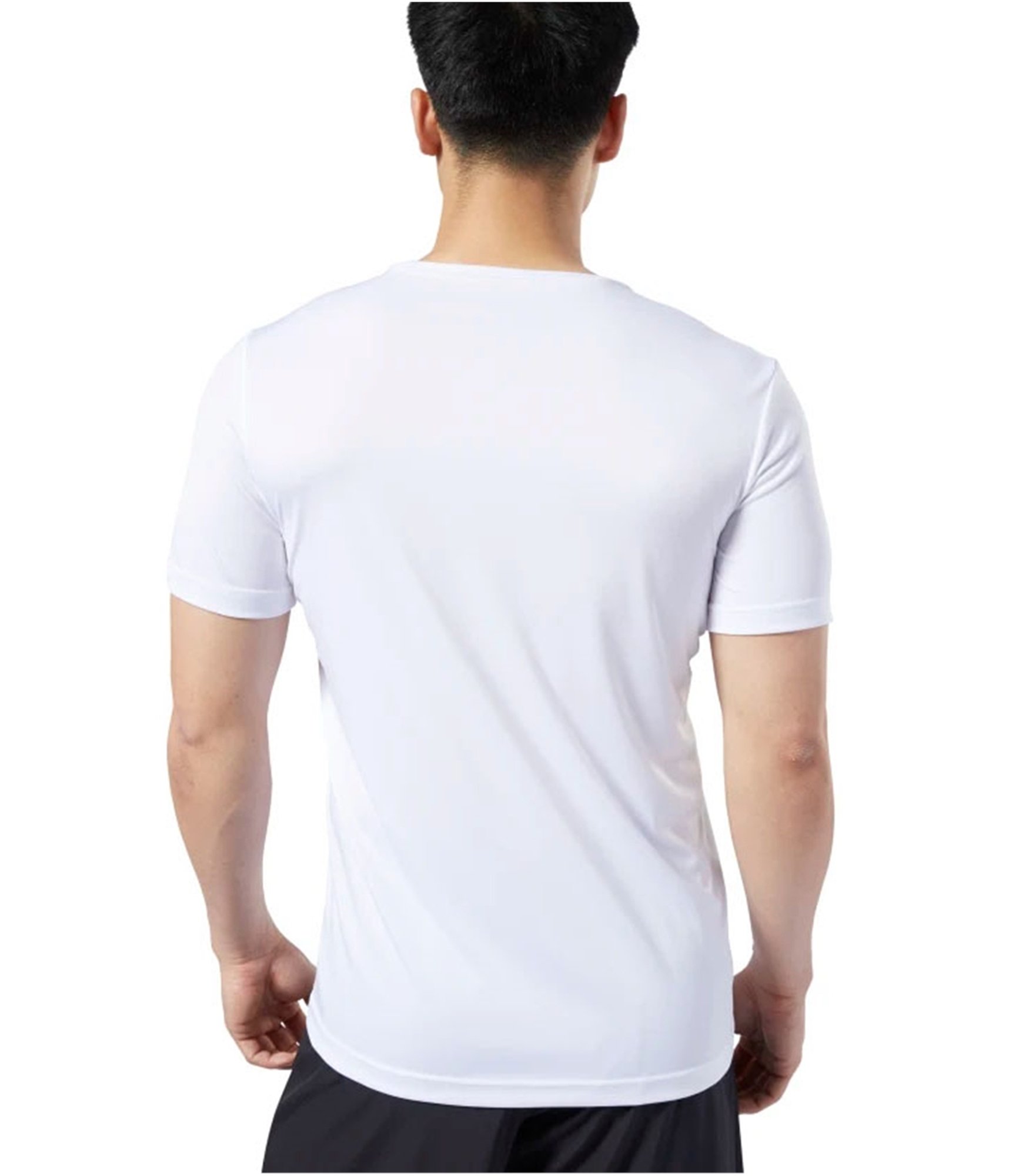 Reebok Mens Les Mill Poly Graphic T-Shirt, White, Large - Picture 2 of 4