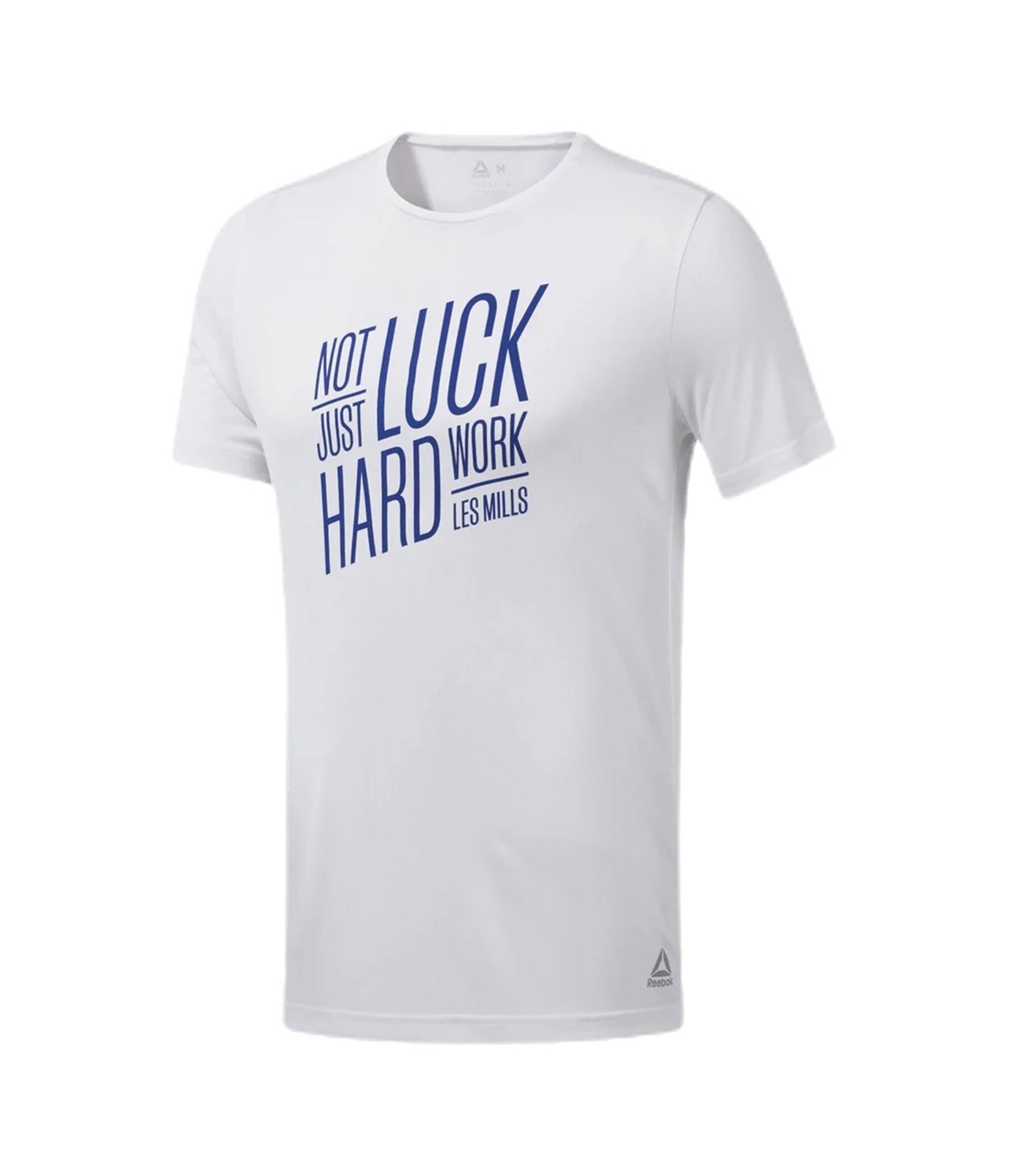Reebok Mens Les Mill Poly Graphic T-Shirt, White, Large - Picture 1 of 4