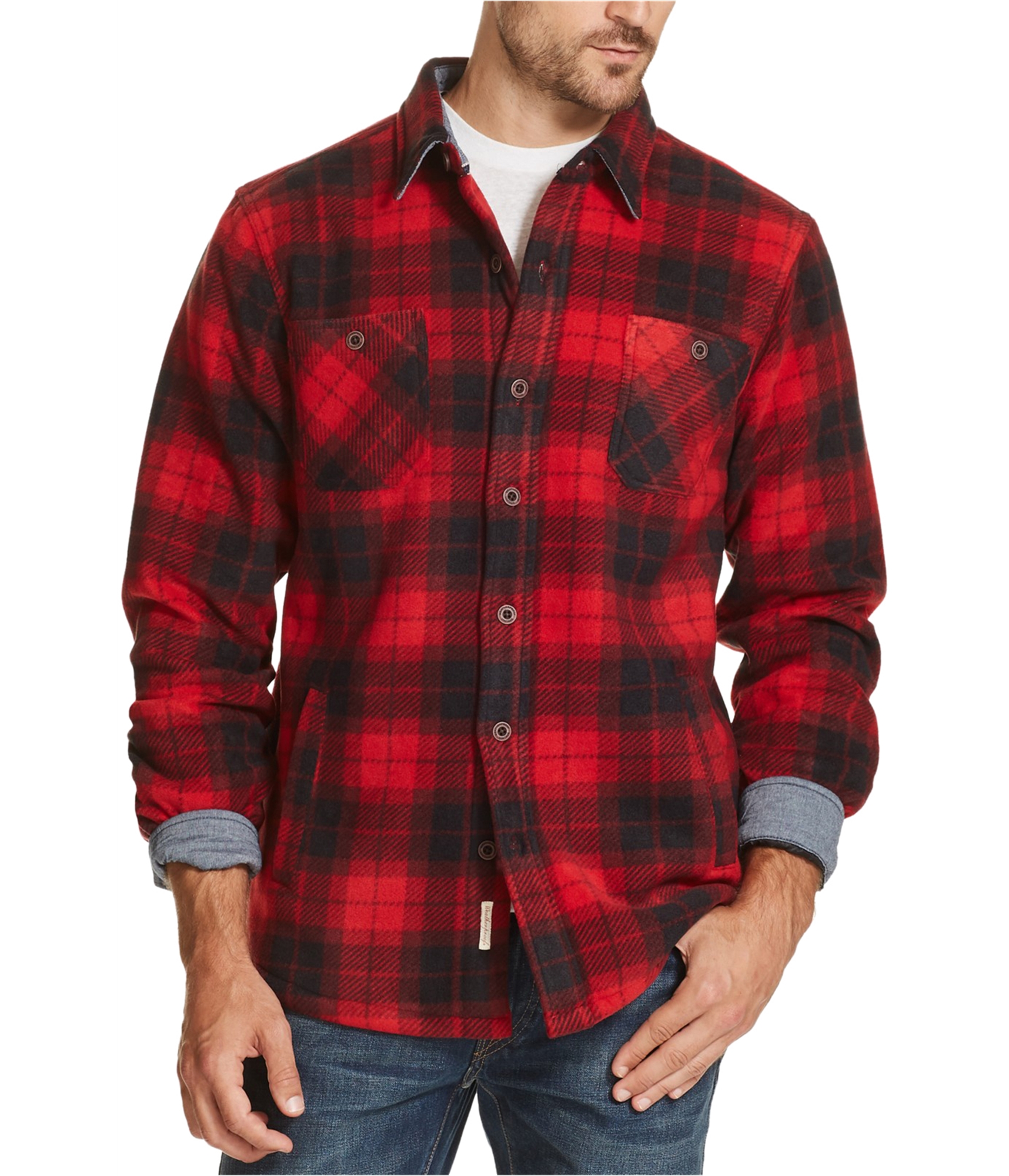 Weatherproof Mens Fleece Lined Shirt Jacket 6990₽