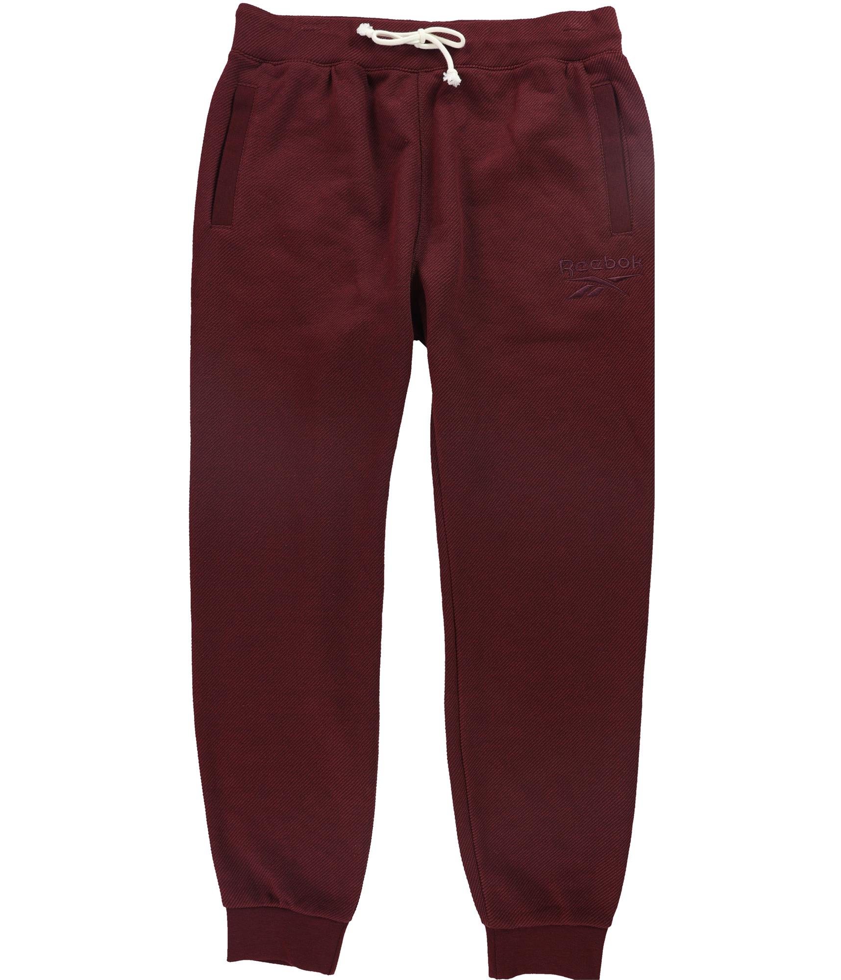 Pantalones de chándal deportivos Reebok Training Essentials melange para hombre, rojos, medianos
