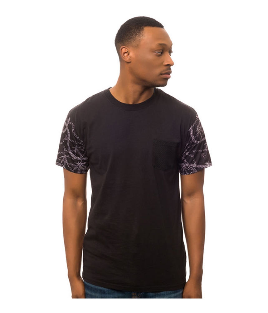 Crooks & Castles Mens The Chainleaf Pocket Graphic T-Shirt