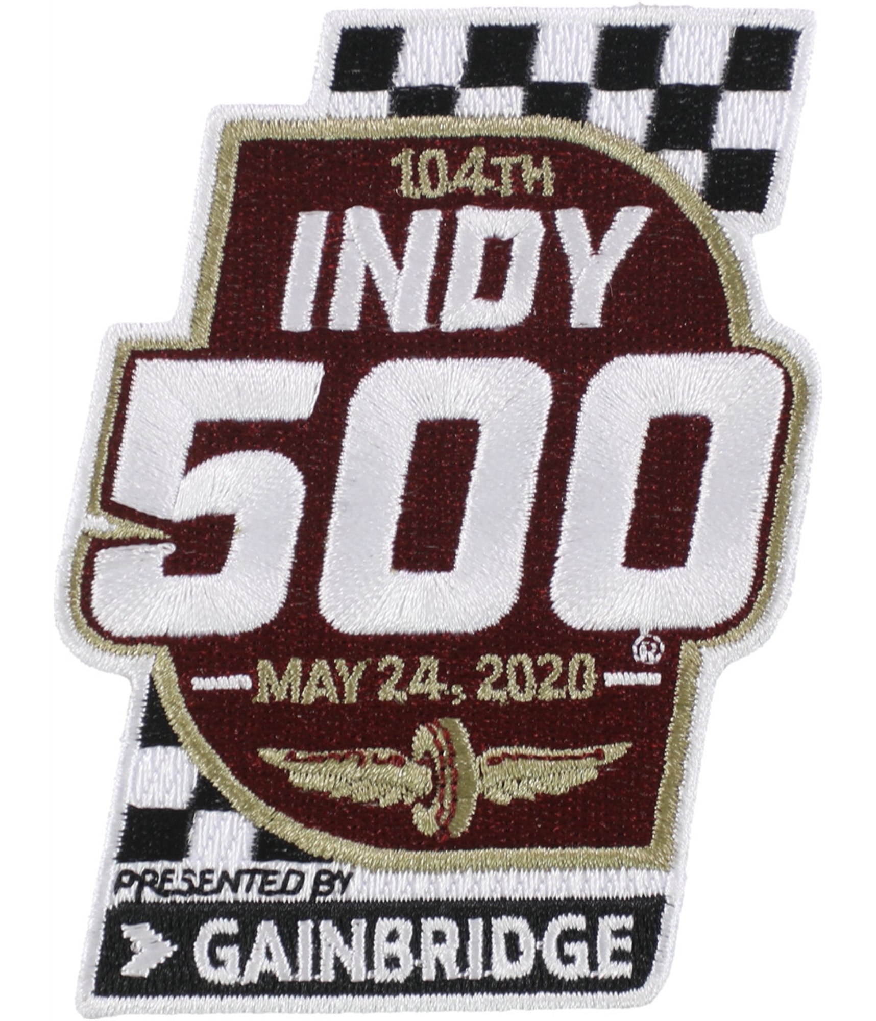 Indy 500 Unisex Embroidered Logo Decorative Patches - Picture 2 of 2