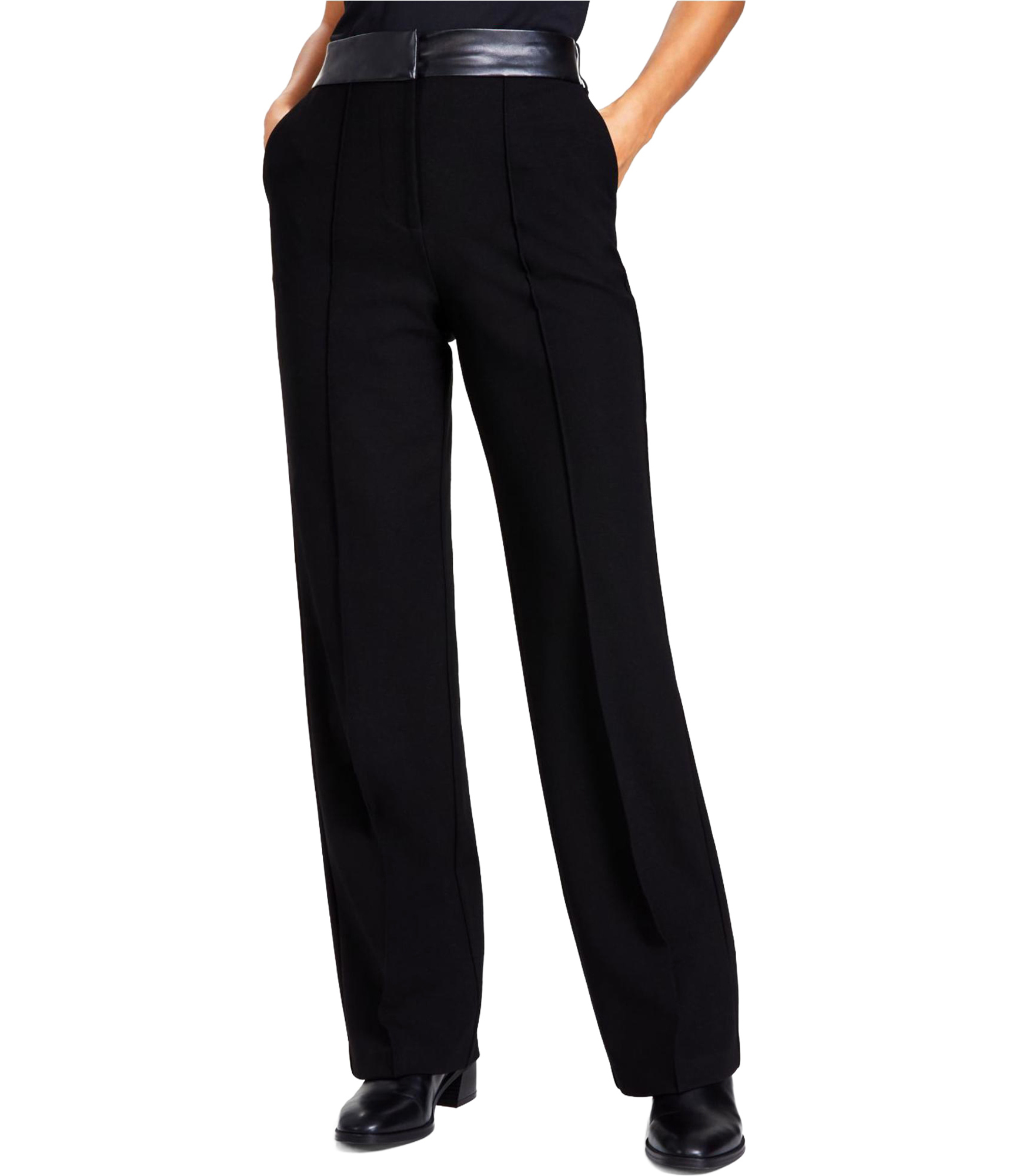 chinese dress ladies Calvin Klein Womens Plaid Trouser Pants – ShopCGX