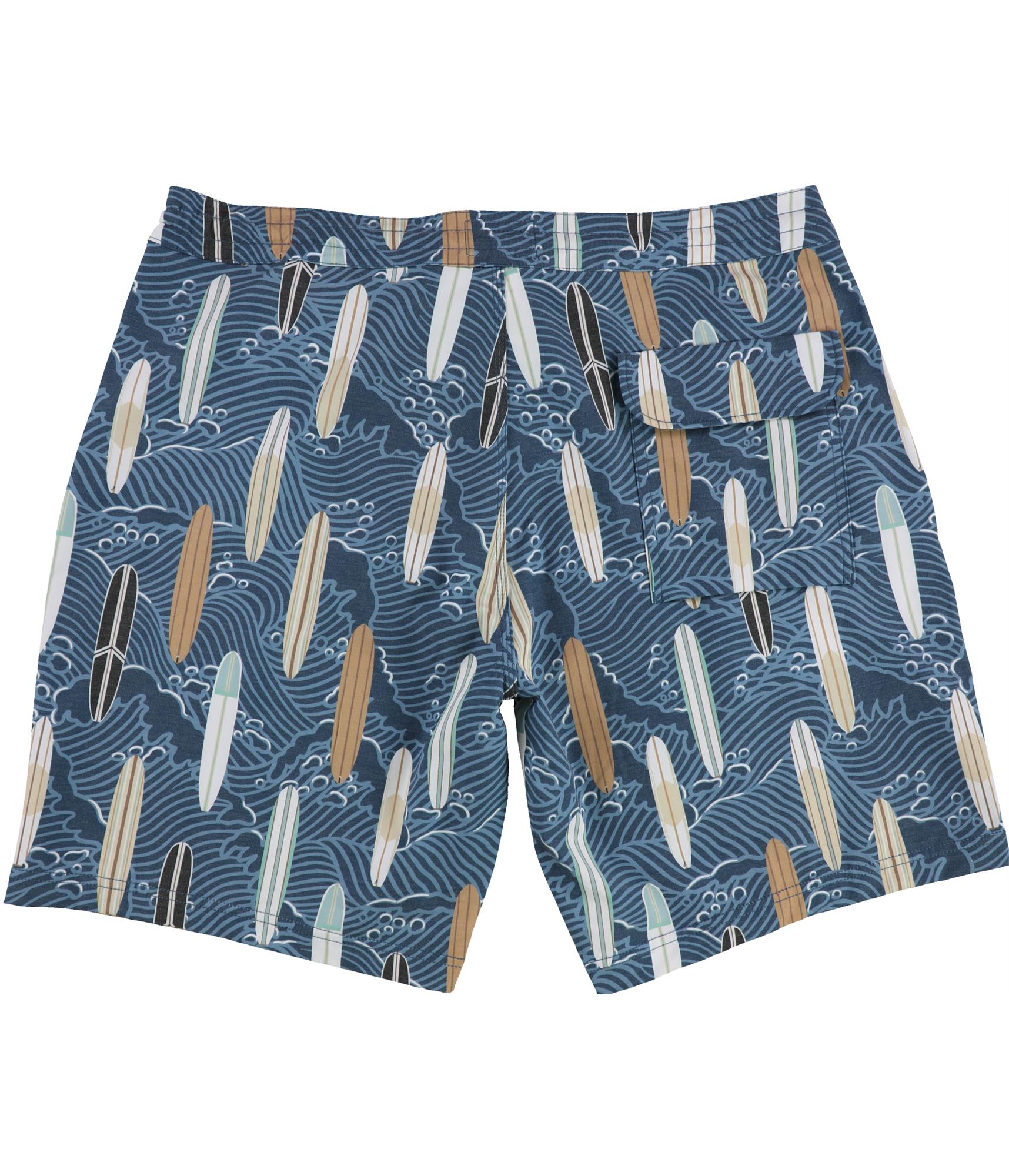 Мужские ретро-шорты для плавания Reyn Spooner Eco Swim Bottom Board Shorts 7690₽