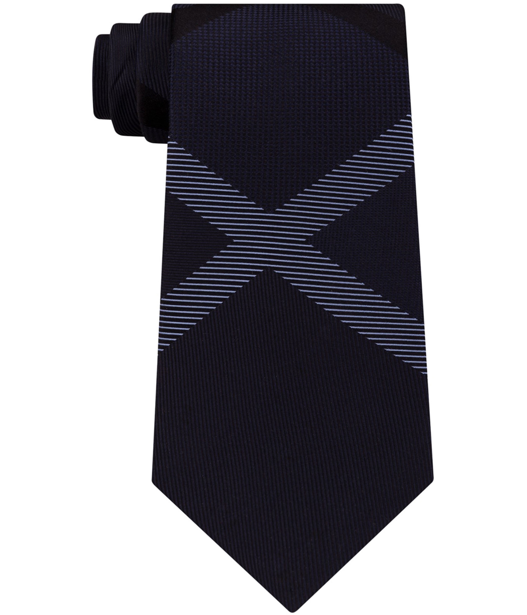 Kenneth Cole Mens Cross Panel Self-tied Necktie 5290₽