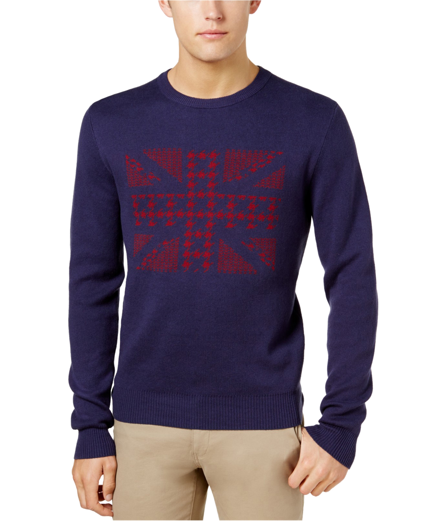 Ben Sherman Mens Union Jack Knit Sweater 7690₽