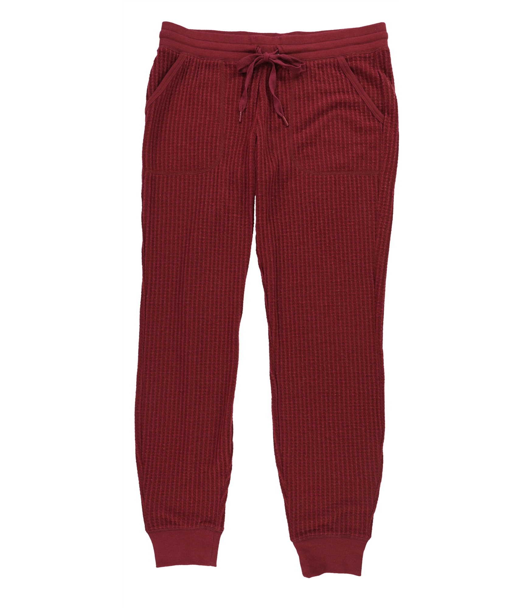 P.J. Salvage Womens WaffleKnit Pajama Jogger Pants