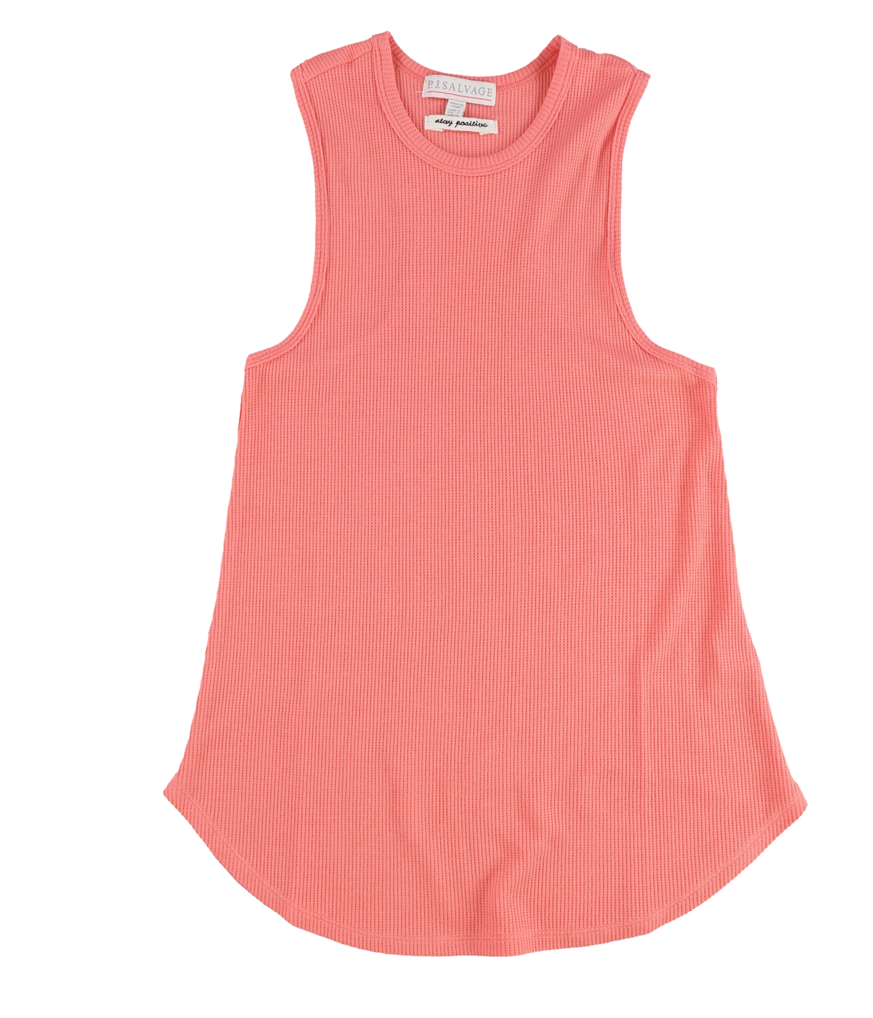 P.J. Salvage Womens Waffle Knit Pajama Sleep Tank Top