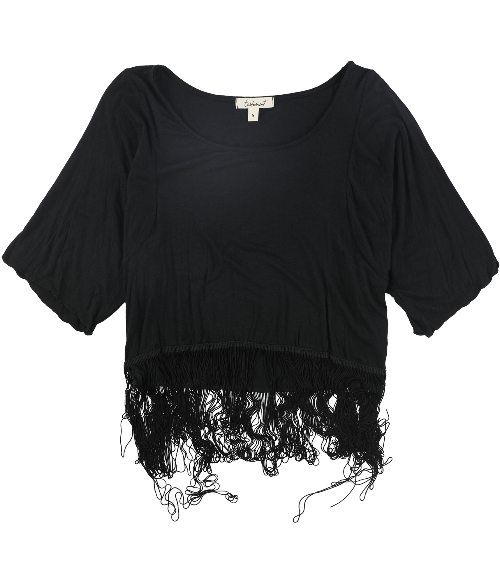 testament Womens Fringed Shell Blouse