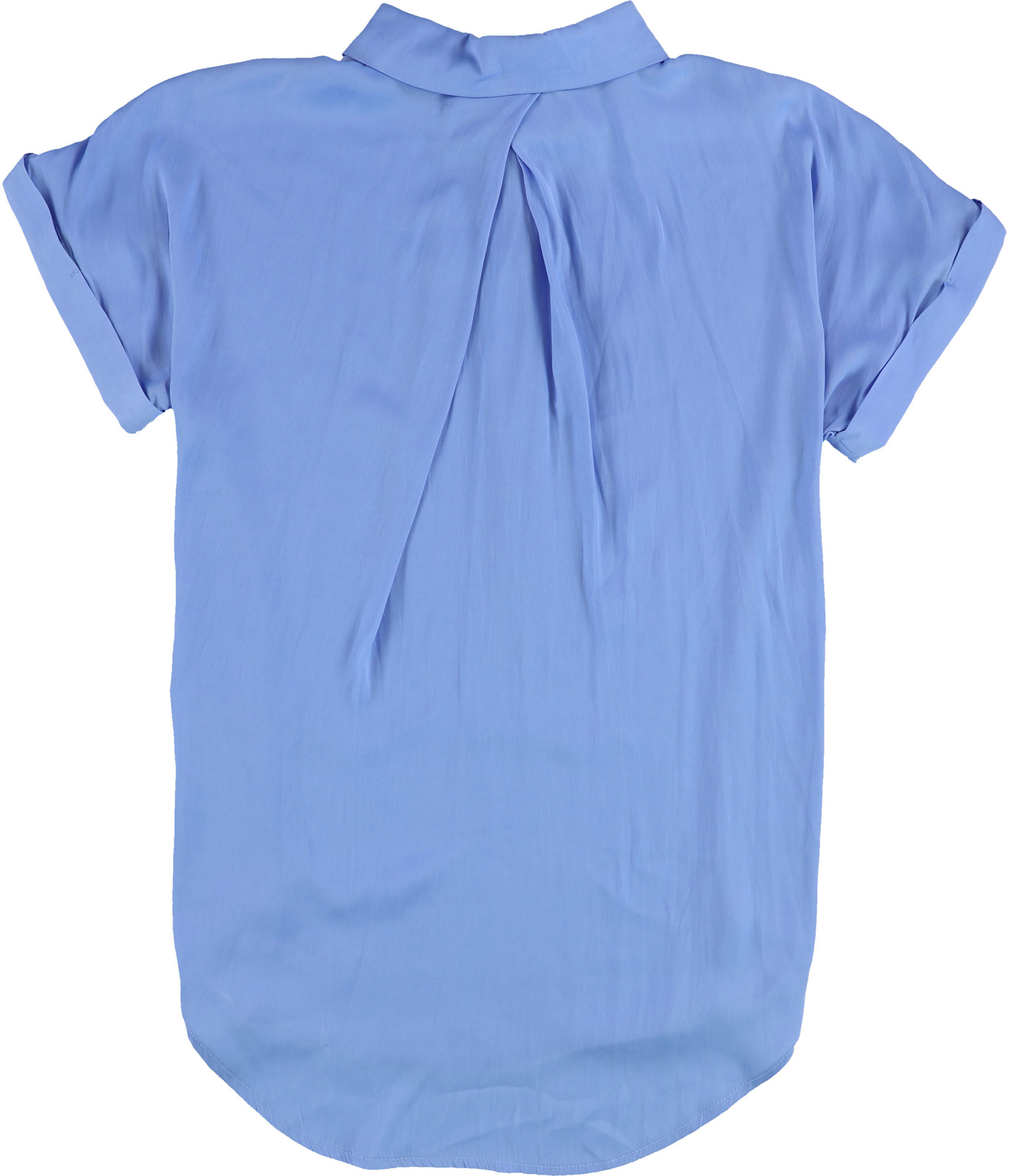 T Tahari Womens Solid Tunic Blouse