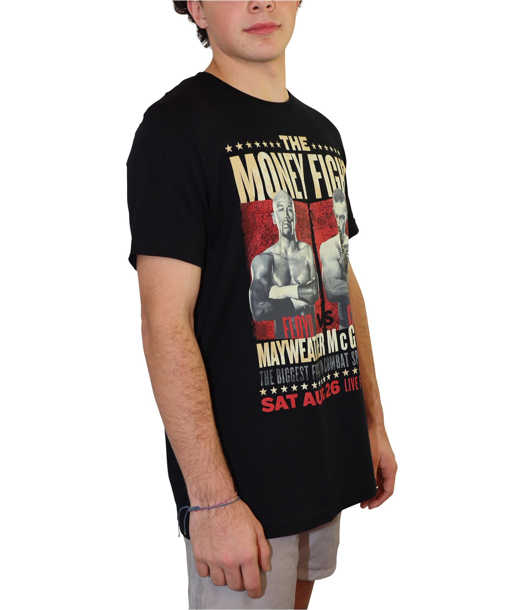 UFC Mens The Money Fight Graphic T-Shirt