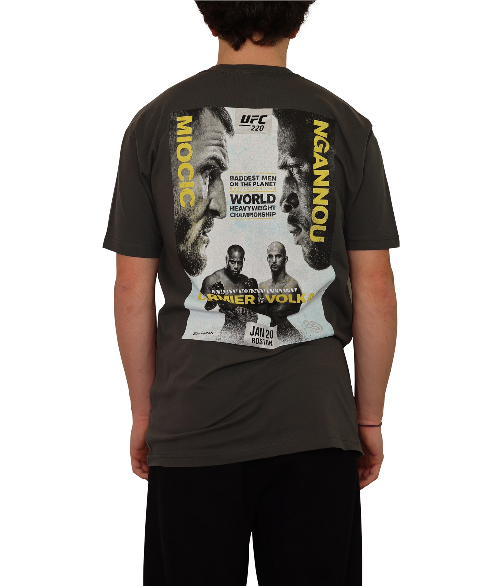 UFC Mens 220 Jan 20th Boston Graphic T-Shirt - Picture 3 of 21