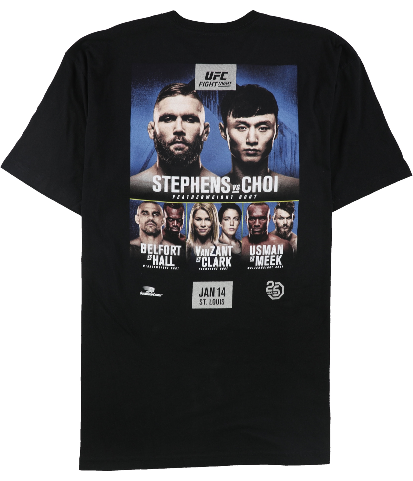 UFC Mens St. Louis Jan 14th Graphic T-Shirt