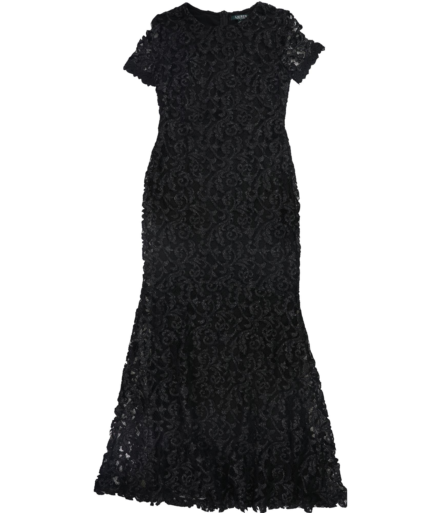 ralph lauren black label evening dresses Ralph Lauren Womens Caroleve Gown Dress, Black, 4