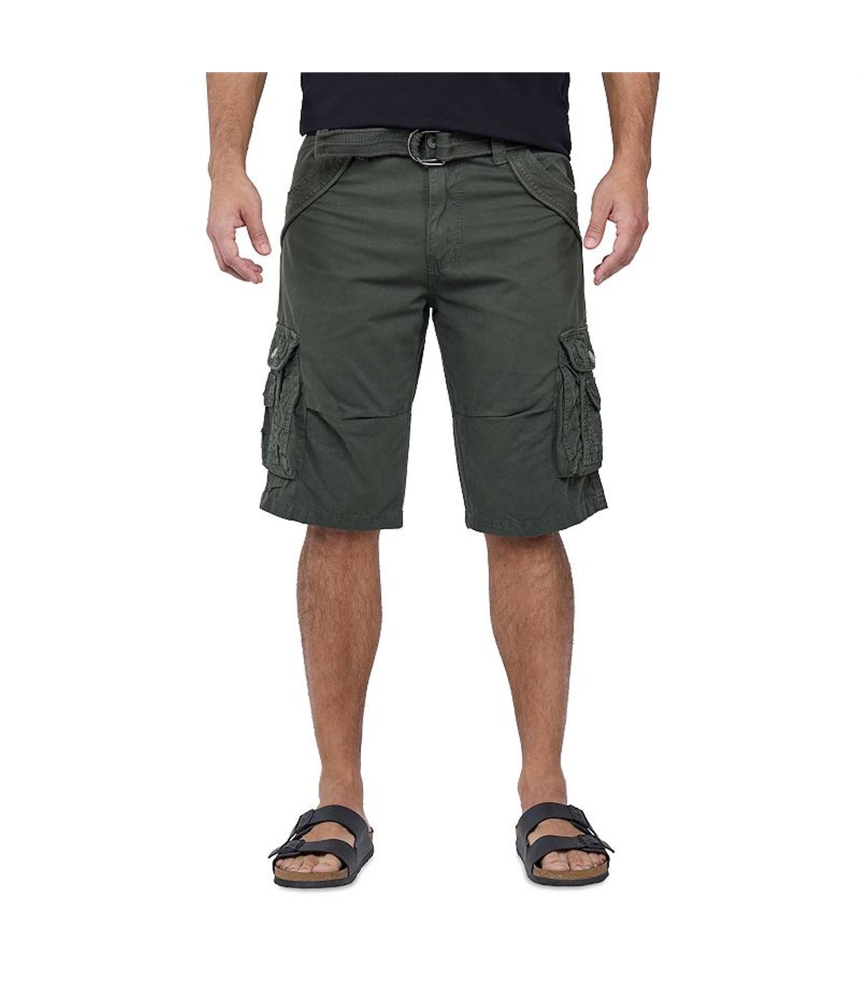 Short cargo décontracté homme XRAY ceinturé double poche - Photo 4 sur 8