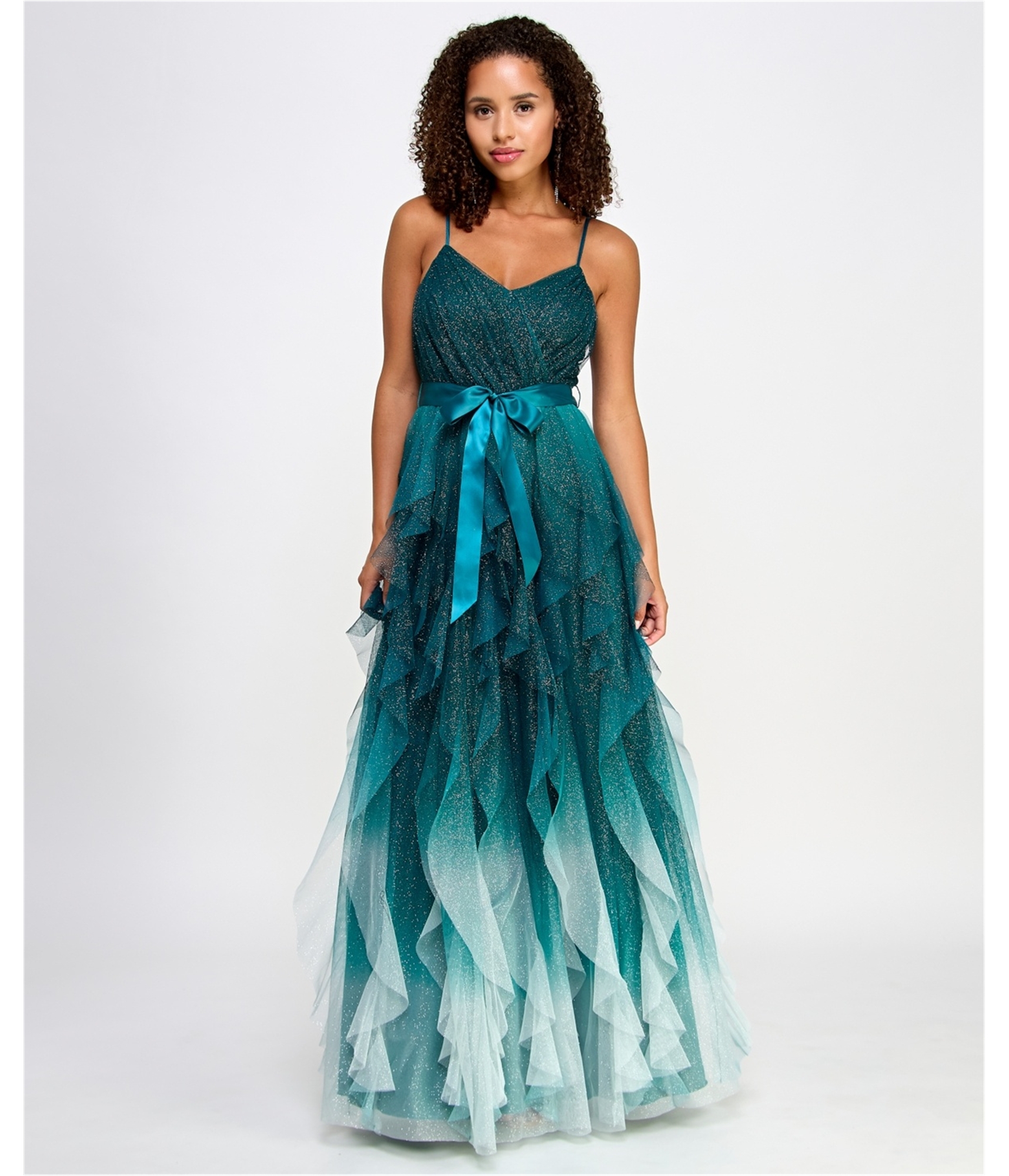 emerald green ombre dress Off-Shoulder Long Emerald Green Prom Dress